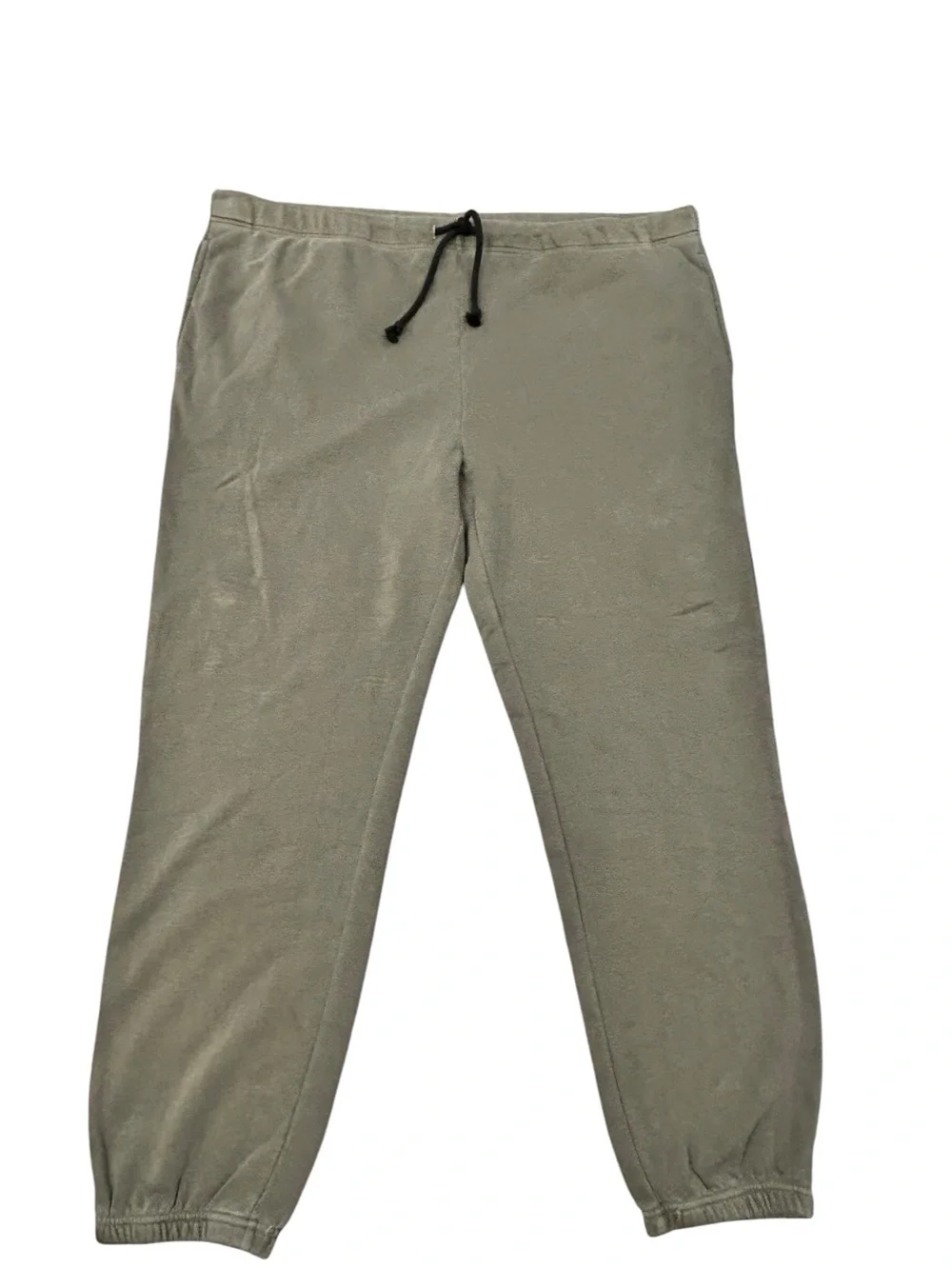 No Boundaries Men's Olive Green Drawstring Fleece Jogger Pants 2XL NWT Casual